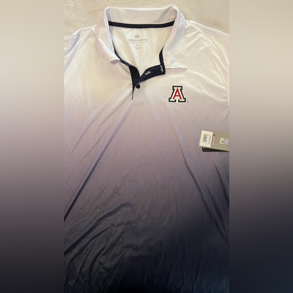 Men's Colosseum Navy Arizona Wildcats Magic Team Logo Polo - Picture 2 of 5